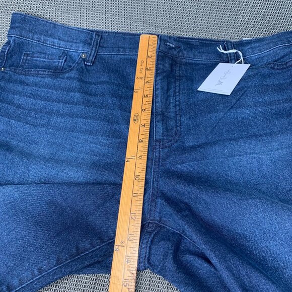 Jessica Simpson Aster Womens Size 18WS Dark Wash High Rise Slim Straight Jeans - Picture 8 of 10